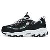 DLites Synthetic Leather Easy Comfortable Trendy Versatile Durable Breathable Lightweight Low-Top Casual Shoes Women Sneakers 149794-BKMT