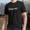 New SANSUI Classic Logo White Active Logo Men#039;s Tshirt Funny Size S To 5XL Unisex T-Shirt