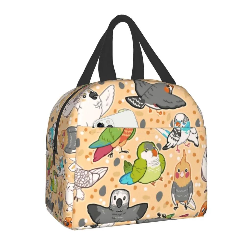 Custom Cute Penguins Lunch Bag Men Women Cooler Thermal Insulated Lunch Boxes for Adult Office