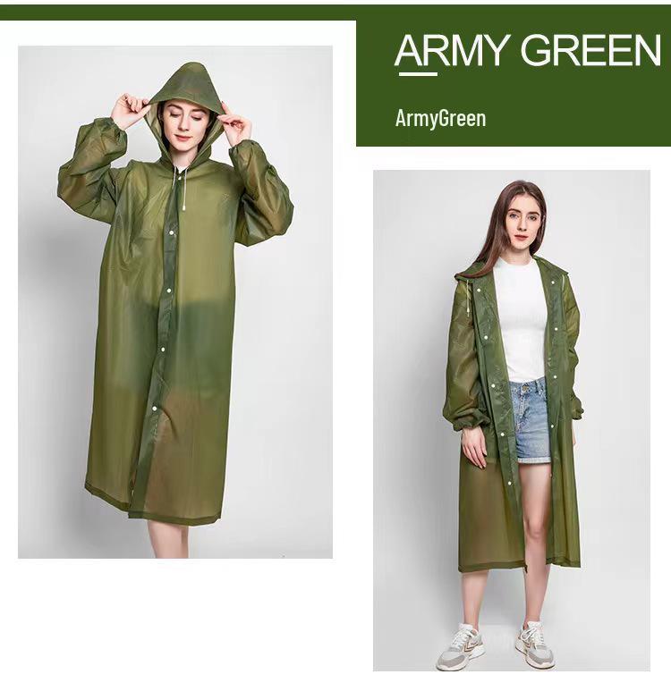 Children's Long Stormproof Hiking Poncho - Waterproof, Portable, and Thickened for Outdoor Adventures.