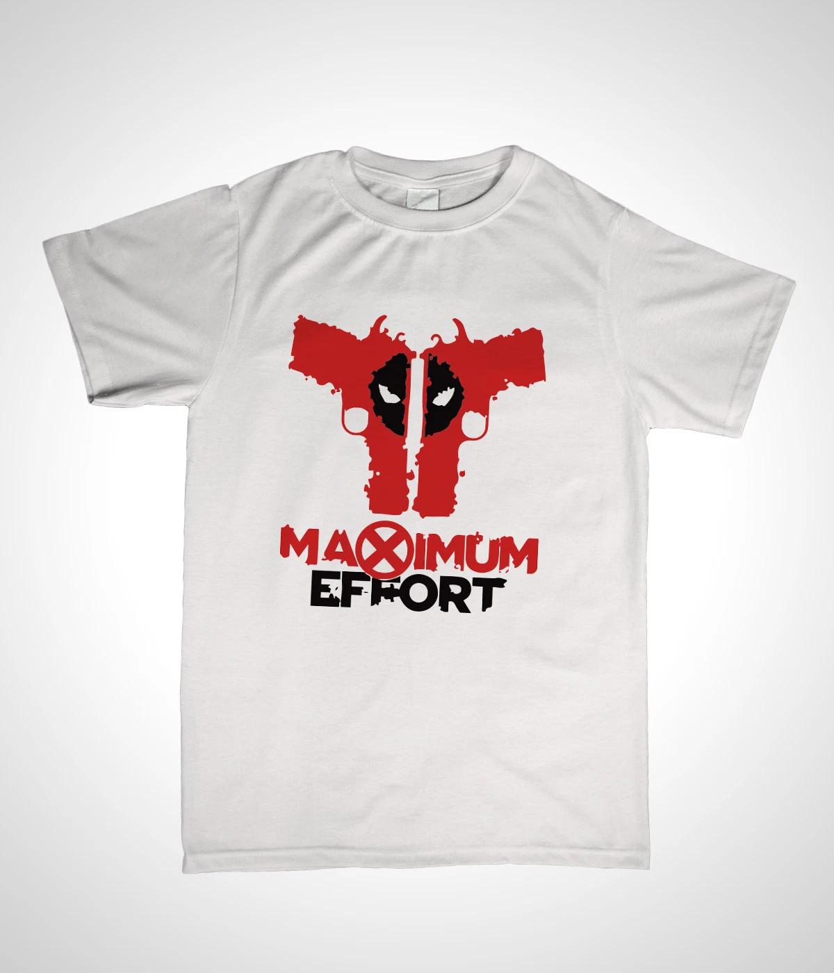 DEADPOOL MAXIMUM EFFORT TSHIRT S
