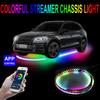 Car UnderglowLED Light Waterproof APP Control Car Chassis Neon Atmosphere Light