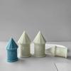 Multi Purpose House Candle Mold Heat Resistant Silicone Molds Easy to Demold Wax Mould for DIY Enthusiasts and Artists