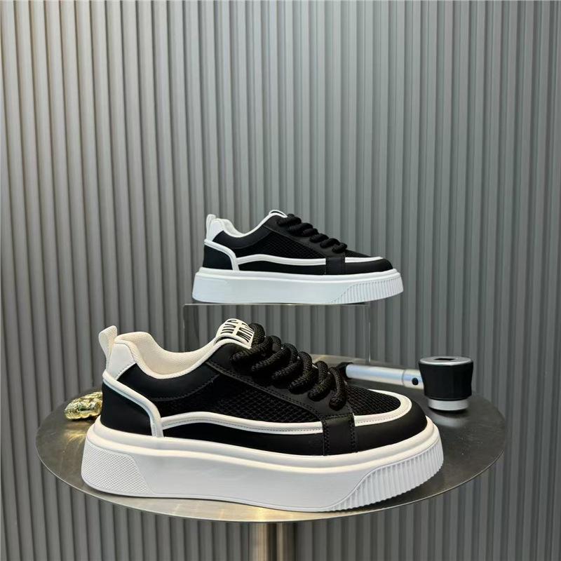 Ultra-light bottom fly-woven breathable solid color casual shoes board shoes trendy shoes spring and summer new low-top comfortable OK