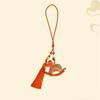 Material Kit DIY Horse Year Pendant Good Luck Tassel DIY Zodiac Horse Keychain Handmade Home Decor