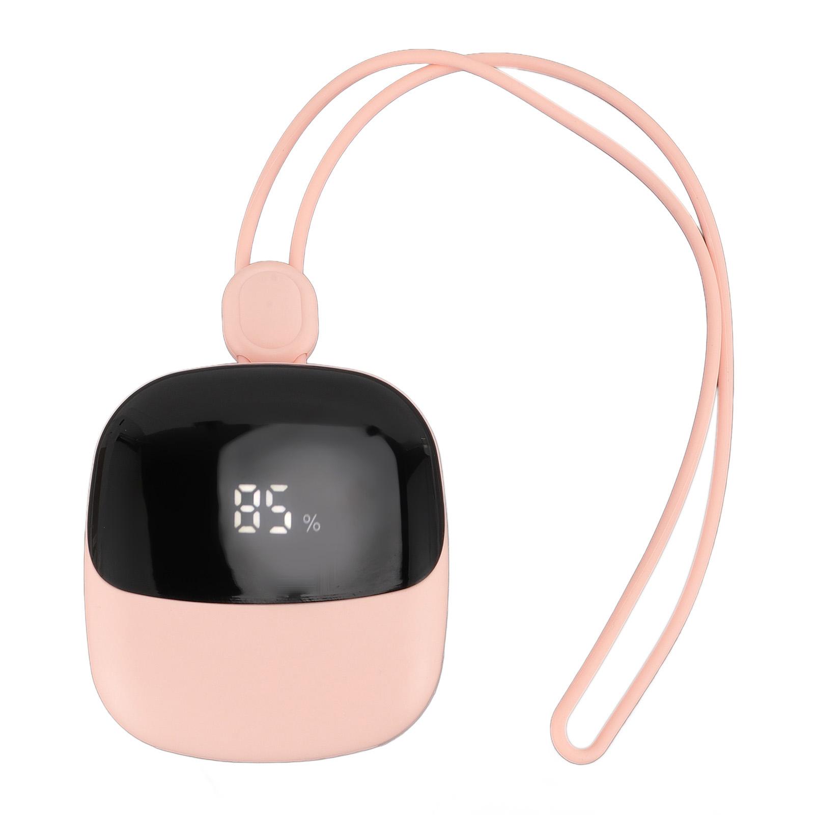 

USB шейный подвесной вентилятор портативный ручной охлаждающий вентилятор-ожерелье перезаряжаемый вентилятор для путешествий кемпинга розовый