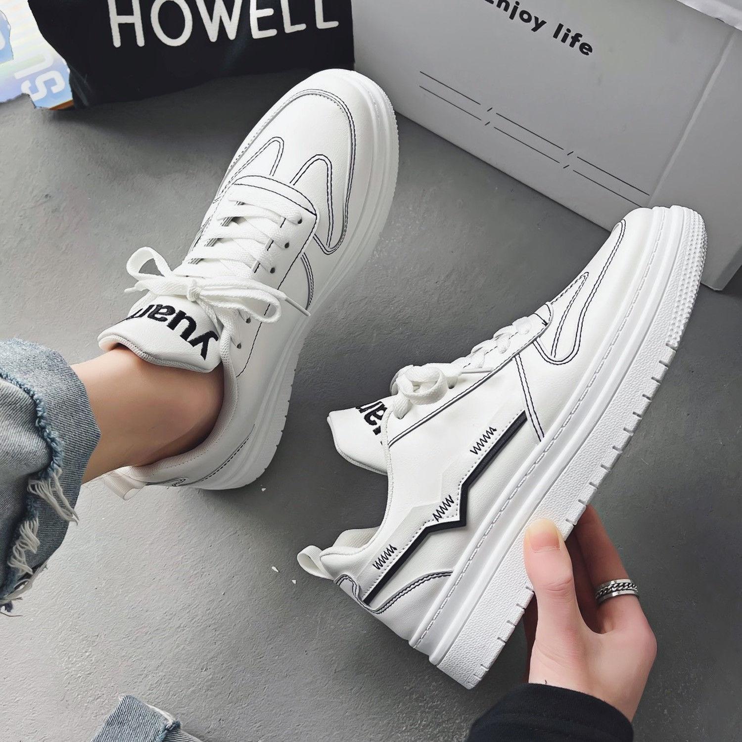 

Men s shoes new spring and autumn casual sports style board shoes lightweight soft sole versatile board shoes casual sports shoes 44