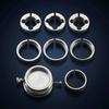 Movement Seat with Adapter Rings Knurled Watch Base Rotary Repair