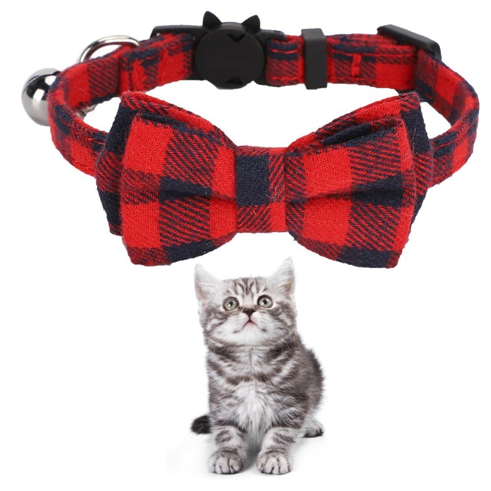 Adjustable Cat Collar Bowknot Bowtie Collar Cute Kitten Collar Kitty