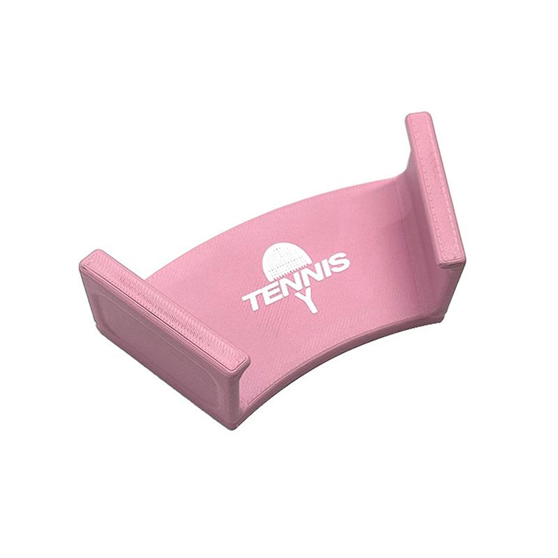 Wall Mounted Tennis Racket Wall Rack Plastic Self-Adhesive Badminton Rackets Holder Durable Punch-Free 1Pc