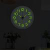 1 Pcs Luminous Wall Clock Light In Dark Night Digital Quartz Movement Bedrooms Living Room Study Loudspeaker Mute Clock For Home