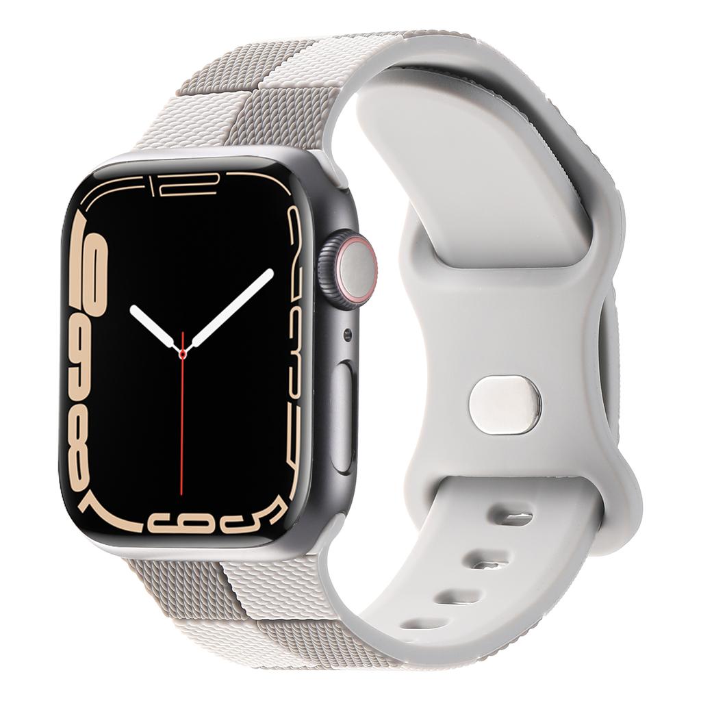 Sport Silicone Band For Apple Watch Strap 40mm 44mm 45mm 46mm Ultra 2 49mm 41mm 42 Mm Wristband Bracelet iWatch Series 7 6 8 9 10 SE 38mm Belt