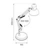 Nexa White Desk Lamp 1Xe27