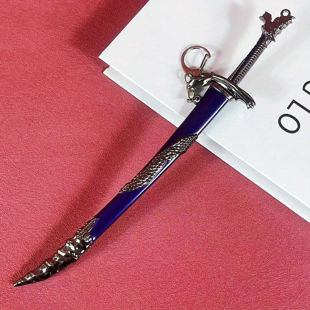 8.6inch Anime Elden Katana Steel Dragonscale Blade Sword Metal Ninja Knife Real Size Japanese Katana Original Samurai Sabre Toy