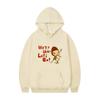 Yoshitomo Nara Hey Ho Let's Go Hoodie Men Women Casual Funny Humor Hooded Sweatshirt Unisex Y2k Art Hoodies