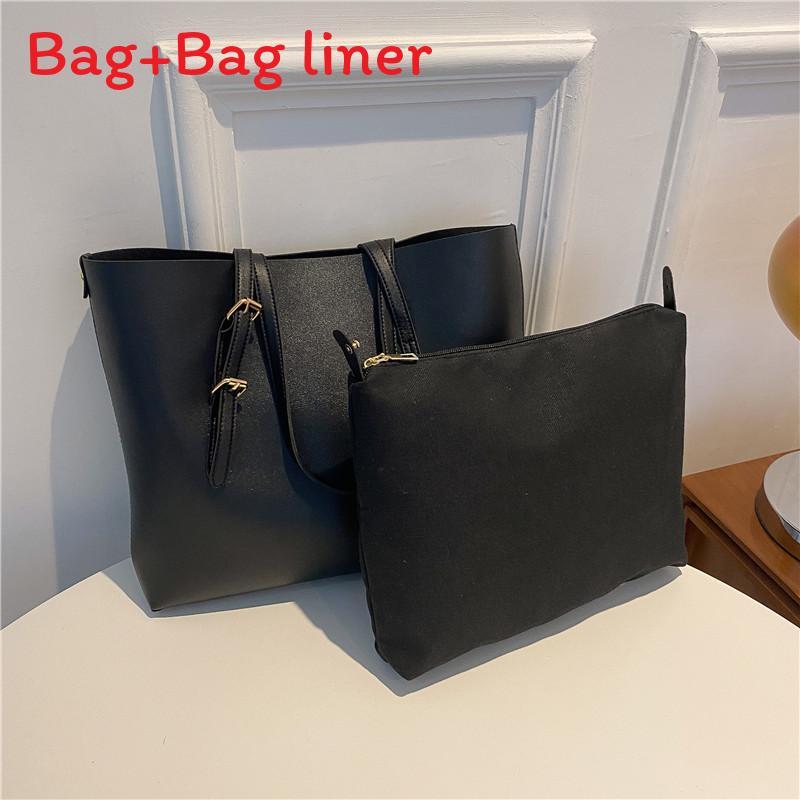 Women Large Tote Bag With Pu Material For Street Style Casual Day Out