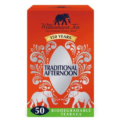 WilliamsonTea Traditional Afternoon Tea, 50 Tea Bags