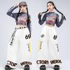 Set de Outfituri la Modă pentru Fete pentru Spectacole de Dans Jazz & Hip Hop - Crop Top & Pantaloni
