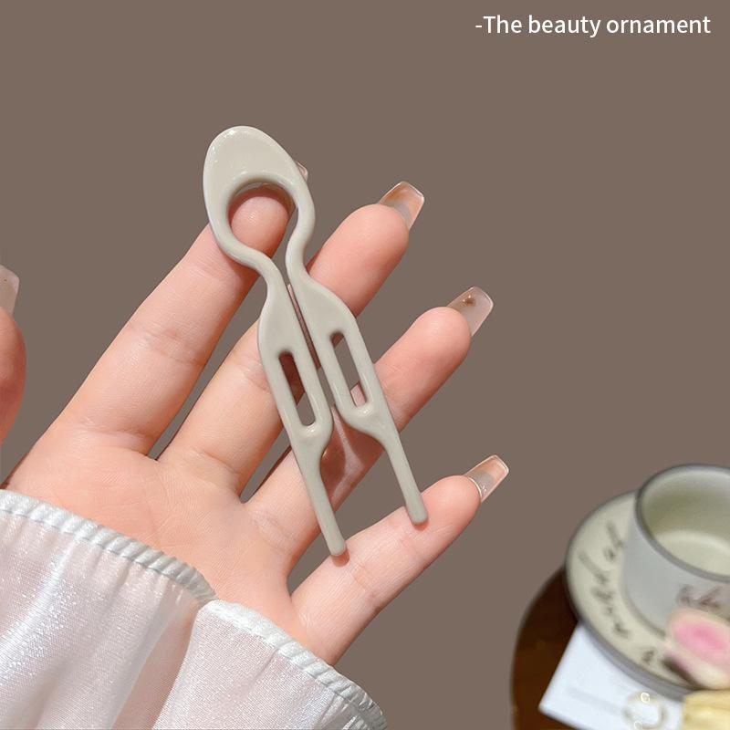 

Роскошная ацетатная U-образная заколка для волос: Современная китайская заколка-гребень для женщин