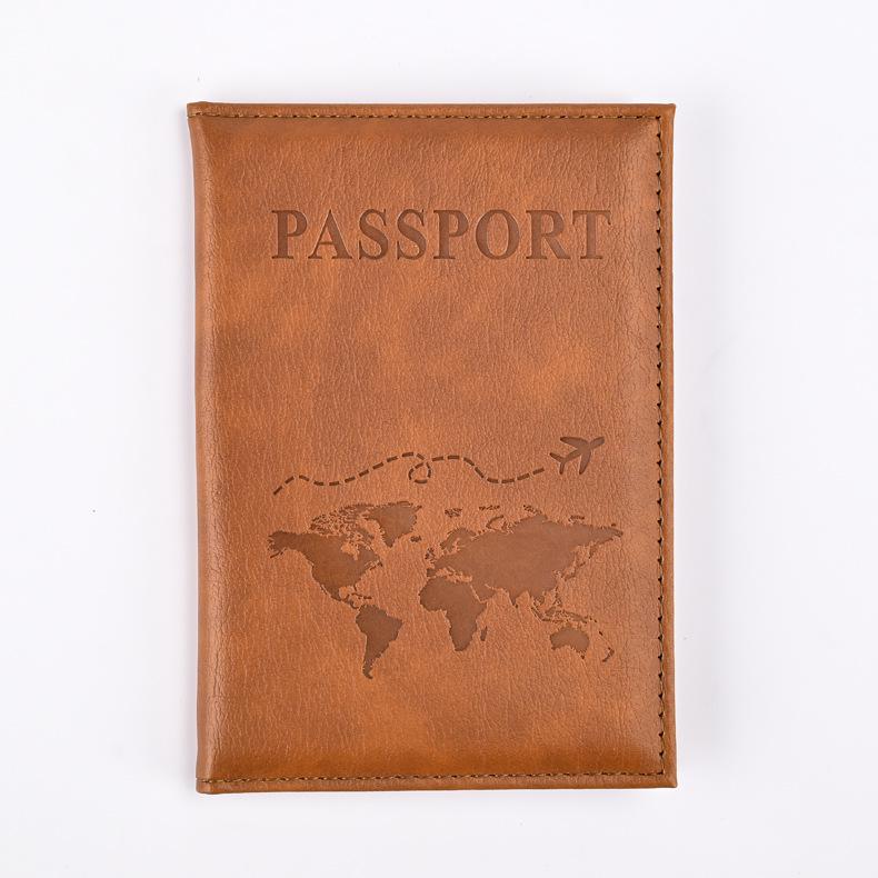 2024 Color-Changing 66-Pattern PU Passport and Ticket Holder