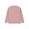 Li Ning Sports Fashion Series Fleece Warm Loose Pullover Round Neck Sweatshirt Winter Couple Style Misty Rose Pink Men Sweatshirt AWDRG92-2