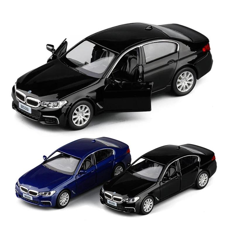 1/36 BMW 550i Alloy Diecast Simulation Luxury Sports Car Models Pull-back Toys For Children For Kids Collection F211
