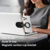 3 In 1 Magnetic Suction Cup Stand Bracket 360° Rotatable Phone Holder Foldable Magnetic Smartphone Stand Live Lazy Support