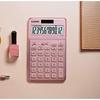 Casio Stylish Calculator Light Pink 12 Digits Just Type JF-S200-PK-N