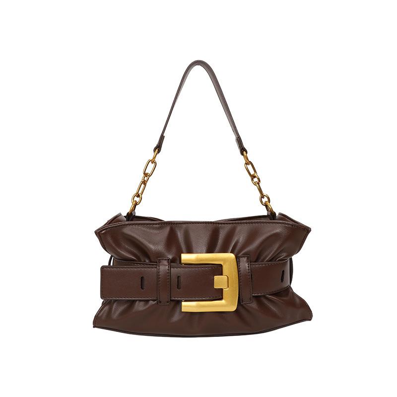 

Нишевая сумка, Модная сумка-тоут, Универсальная сумка-кроссбоди на плечо/подмышку для поездок кофейный