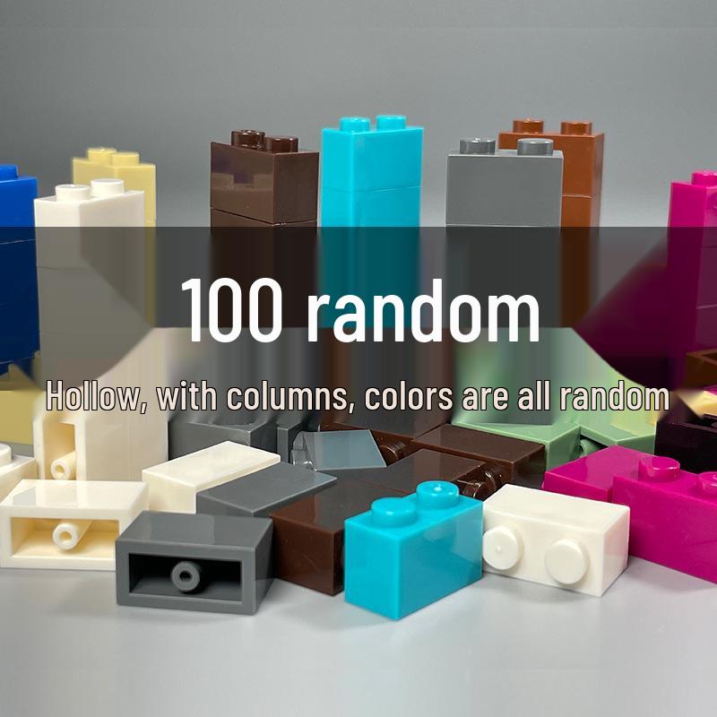 Small Particle Building Blocks: 1x2 High-Hole Brick 3004 - Basic Wall Brick Toy Accessories