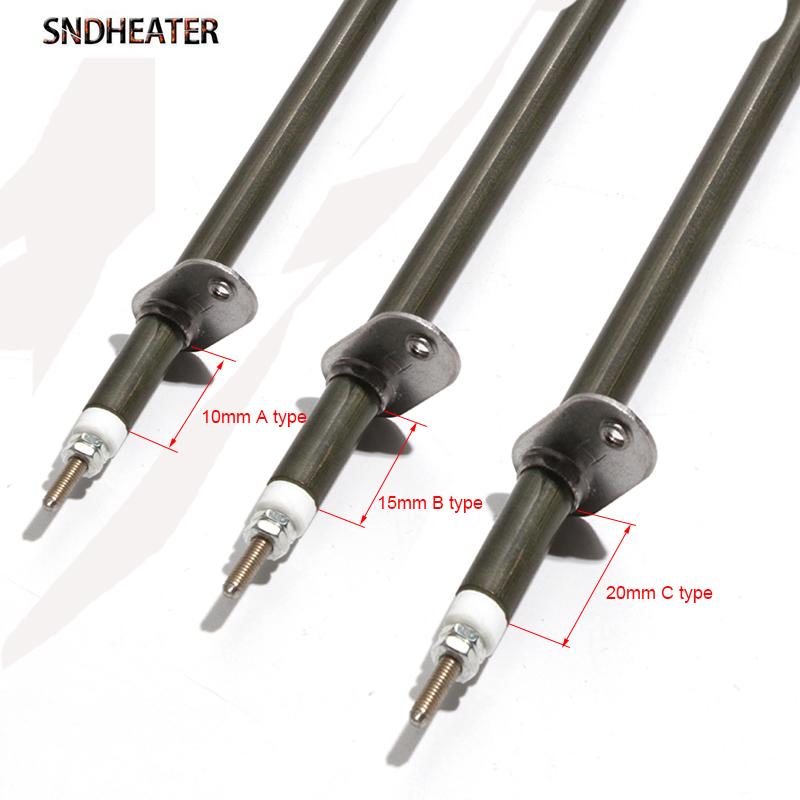 SNDHEATER 6.6mm*430/435/440/445/450mm Heating Element for Electric Oven with Round Metal Sheet by Annealing 220V 400W 2pcs/lot