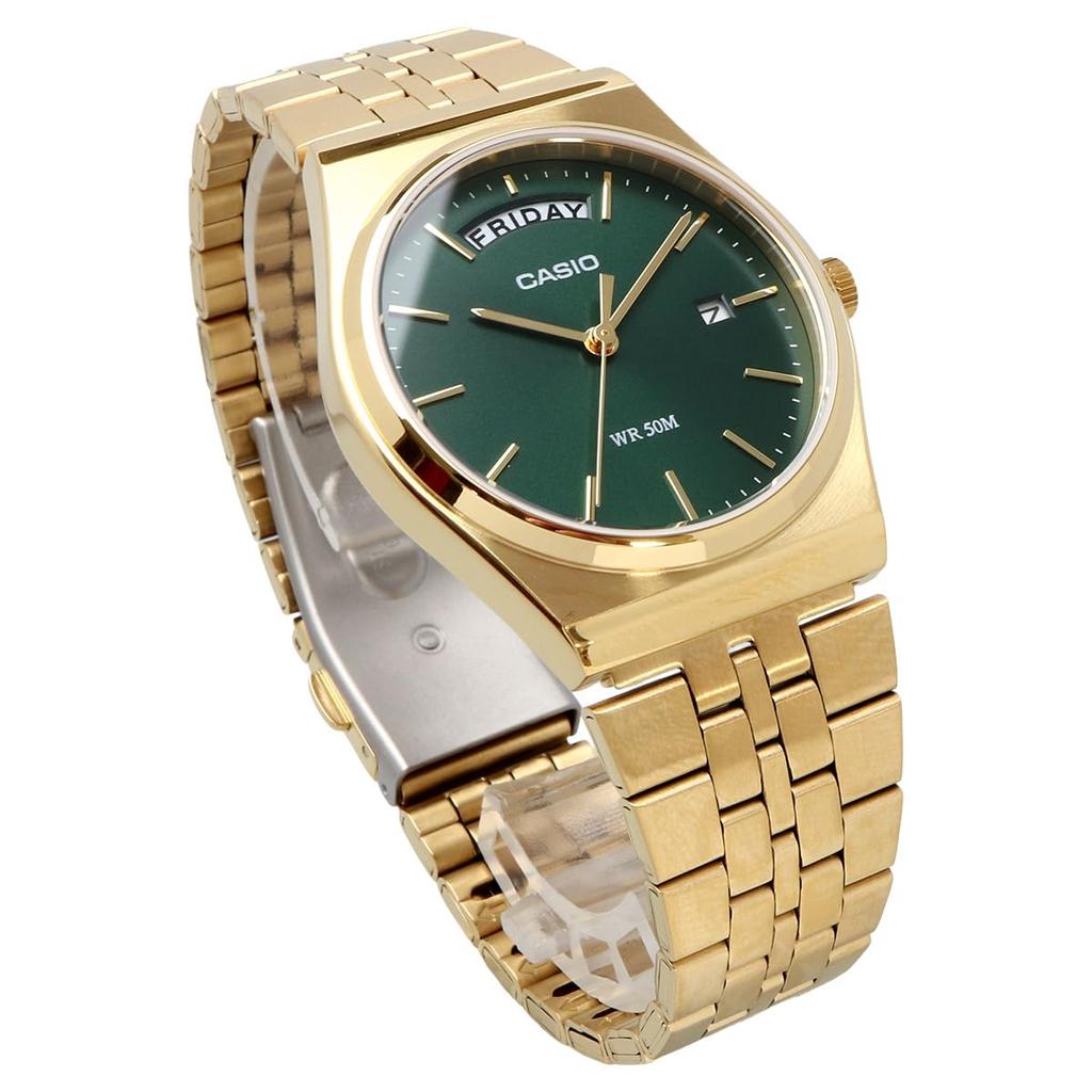 CASIO Standard Analog Quartz Watch Gold X Green [Casio] Men's MTP-B146G-3AV (Overseas Model) [Used]
