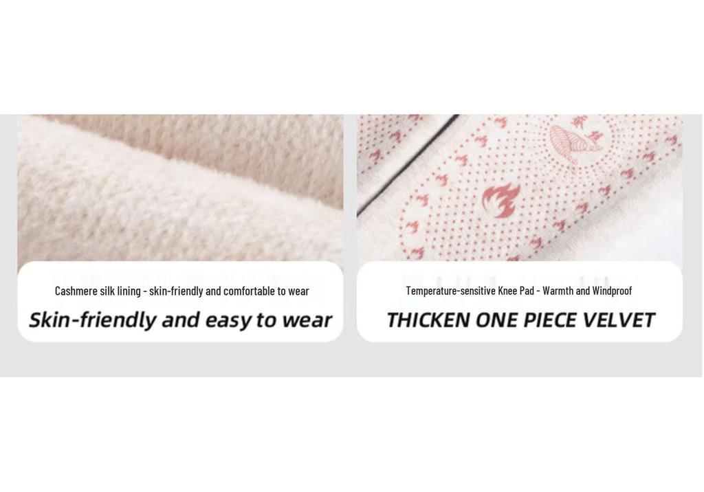 Women's Plus Velvet Cashmere Yoga Pants - Warm Cotton & Silk Leggings for Autumn/Winter