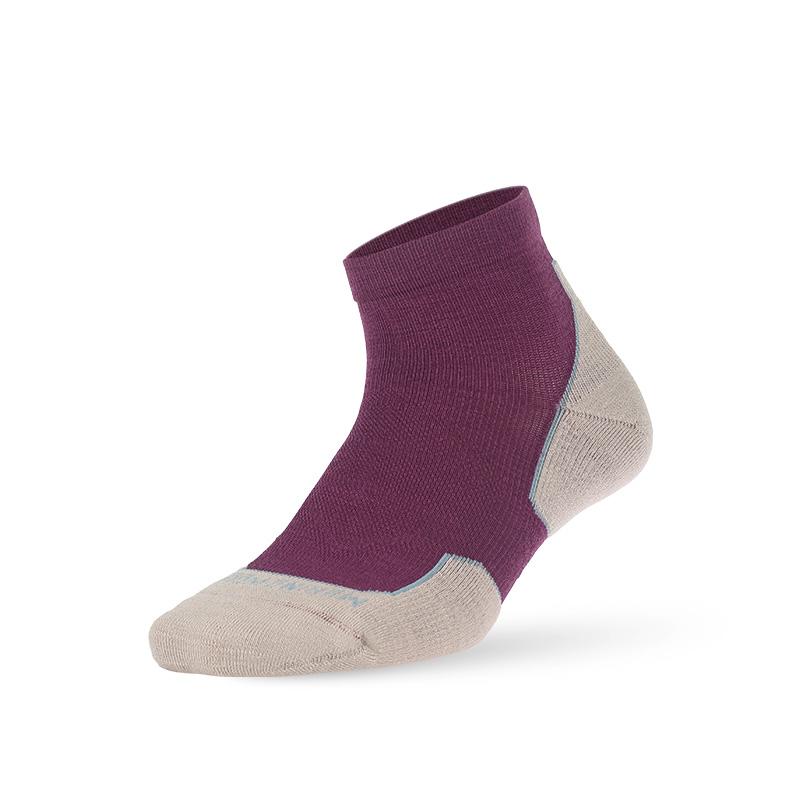 ZEALWOOD Marathon Laufsocken, Herren Damen Outdoor Merino Wolle Sport Kompressionssocken Atmungsaktiv Gepolstert Radfahren 1/3 Paare