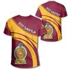 Camisetas de Manga Corta para Hombre y Mujer con Gráfico del Emblema de Sri Lanka, Camisetas Casuales de Exterior de Cuello Redondo Oversize, Tops