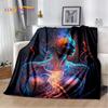 3D Yoga Zen Naturalize Meditation Rainbow 7 Chakra Blanket,Flannel Throw Blanket for Home Bedroom Bed Sofa Picnic Office Hiking