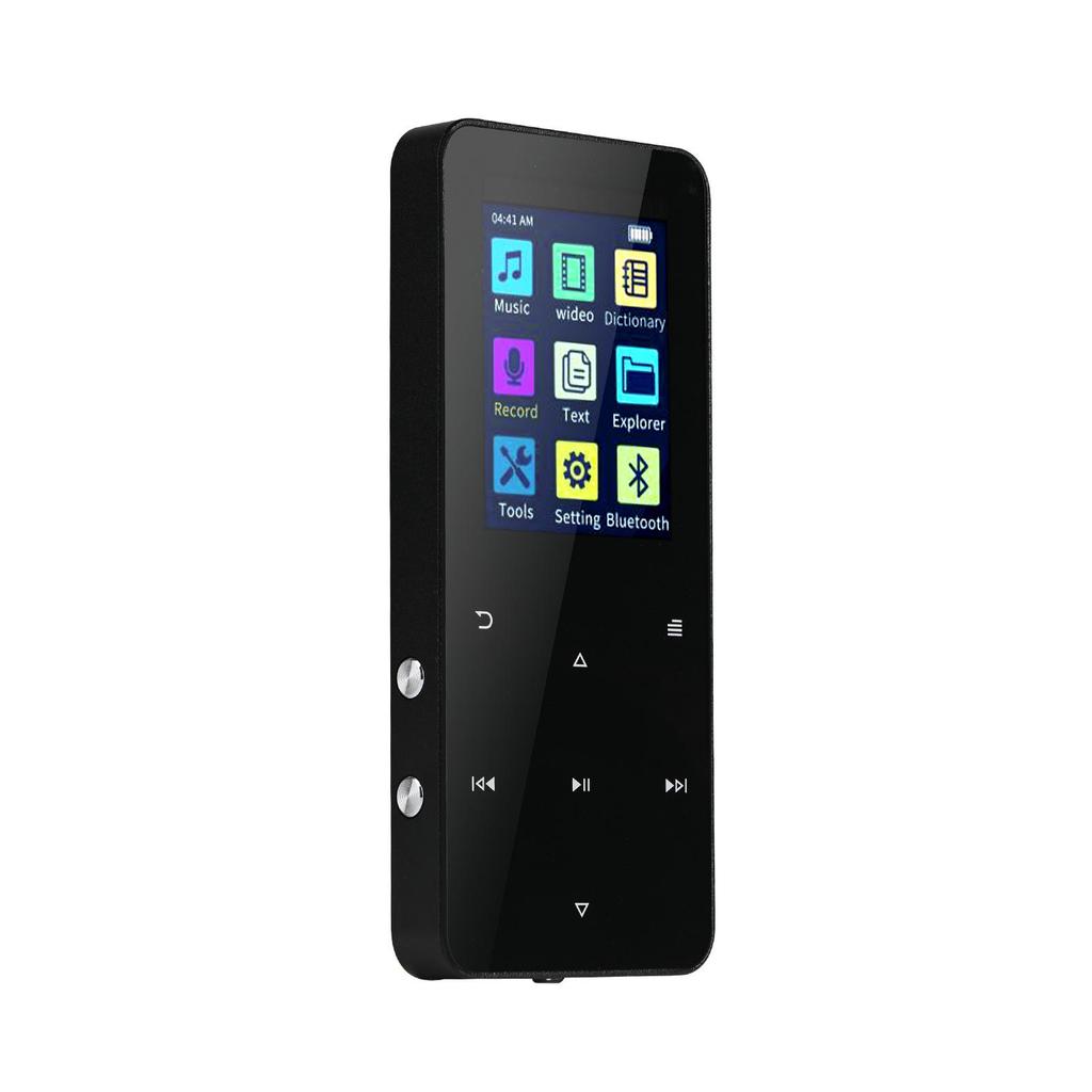 Portable Touchscreen Bluetooth MP3 Player for Students - Expandable Storage, Lossless Sound