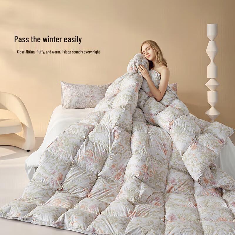 Mercury Home Textiles 95% White Goose Down Winter Duvet