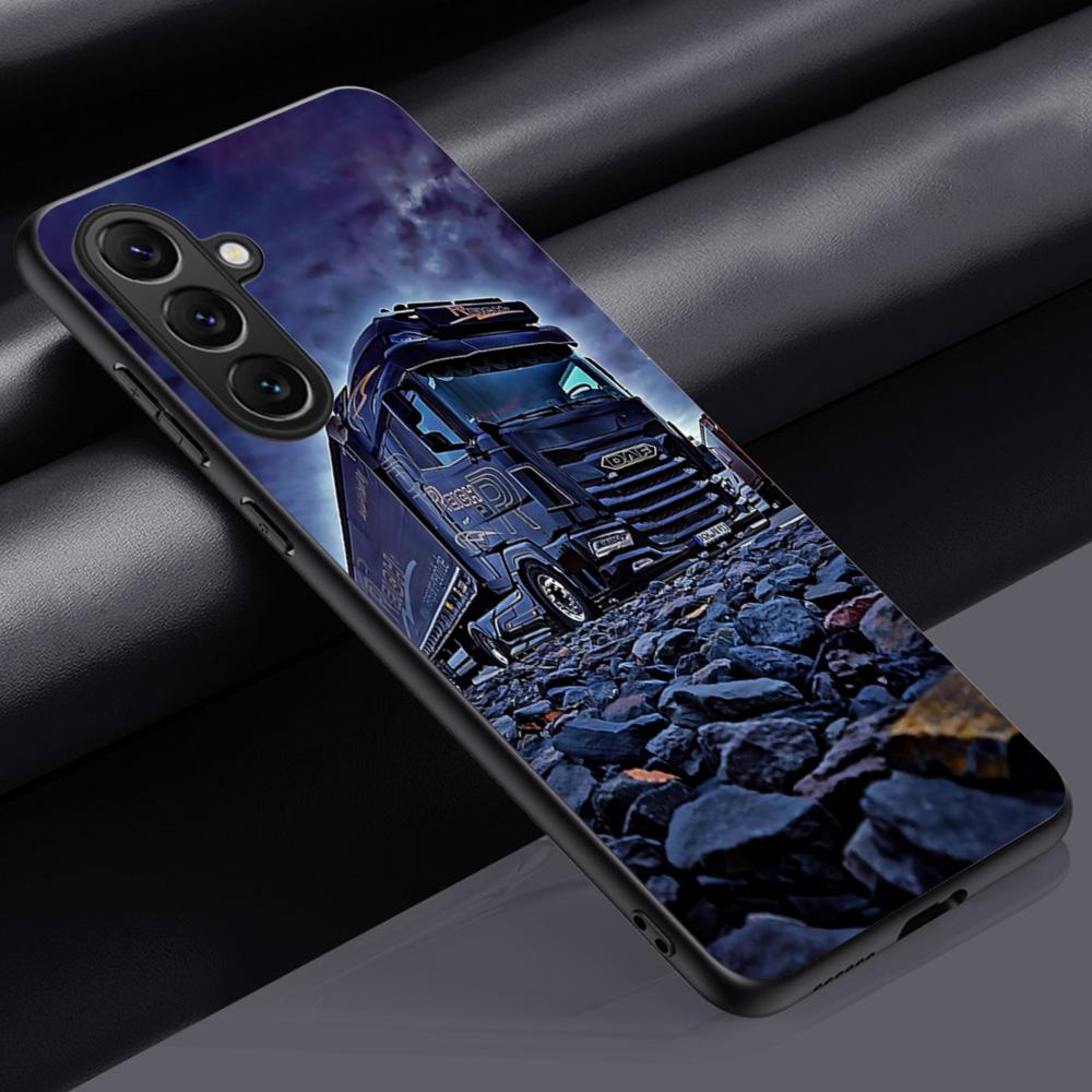 D-dafs Logo Car Logo Fashion Pattern Phone Case For Samsung Galaxy S26 S25 S24 S23 S22 S21 Plus Ultra Note20 Soft Black