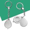 Keychains Magnifier with 20X Enlargement, Metal Constructions Loupes for Small Text and Fine Detail Inspection Tool