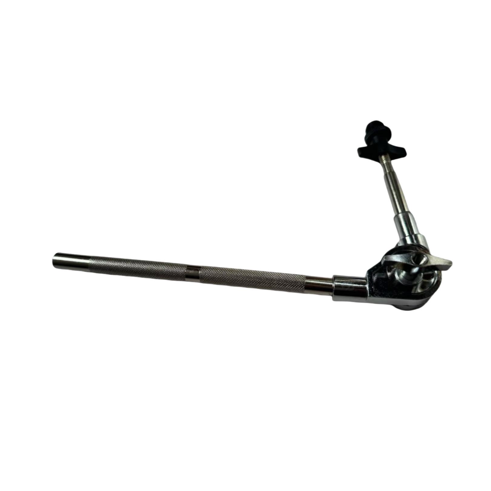 Dual-purpose Suspended Cymbal Stand with Angled/Straight Pole and Microphone Clip