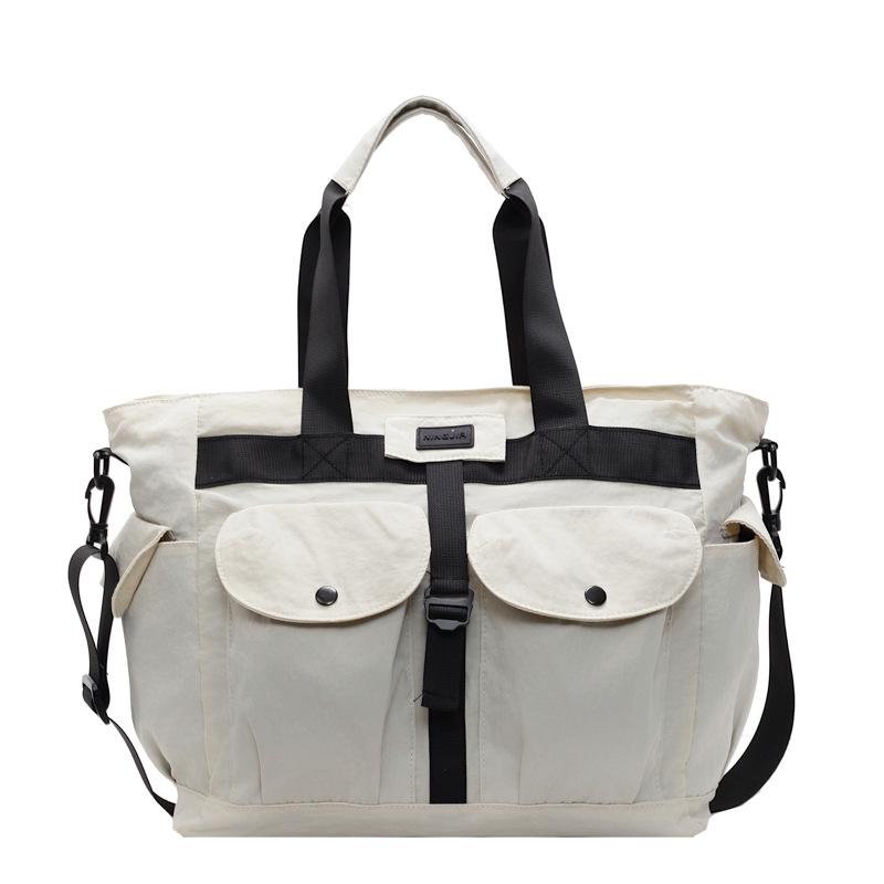 Travel bag Korean version trendy cool fashion large capacity fitness shoulder bag maternity accommodation storage duffel bag