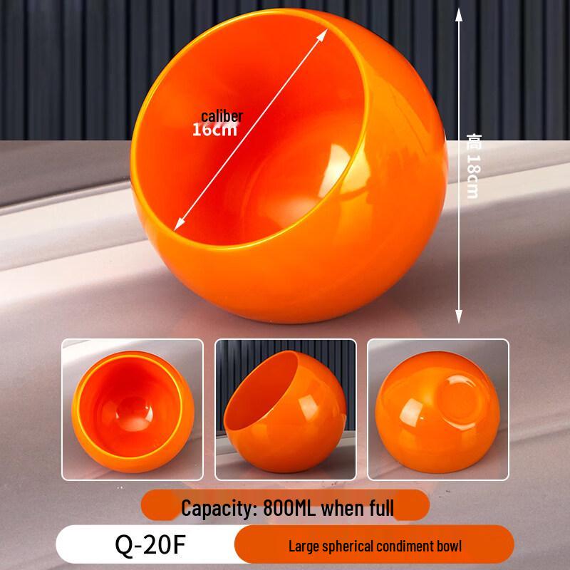 LIEI Spherical Condiment Jars