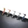 Top Quality ZYE328 Classic Cross Crystal Silver Color Earring Fashion Jewelry Made with Austrian Crystal