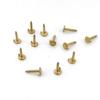 Factory Supply Brooch Accessories Round Blank Nail Locking Pin Metal Crafts Solid Brass Butterfly Clutch Pin Back