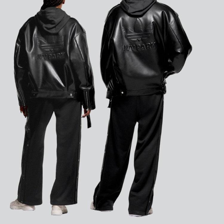 Adidas Bunda Ivy Park Moto Tour (Všechny pohlaví) Černé unisex streetwear IK9636