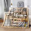 1pc Mom's Love Blanket Soft Cozy Lightweight for Travel Camping Picnics Sofa Office Bed Living Room Perfect Gift for Friends and Family