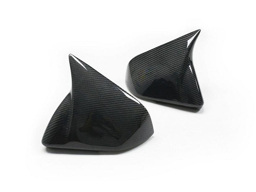 Carbon Fiber Rearview Mirror Cover for Ford Mustang 2015+ (European Version)