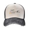 Fernando Alonso Signature Baseball Cap Adjustable Washed Vintage Cotton Denim Distressed Hat for Women Unisex