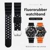 18/20/22/24mm Schnellverschluss Atmungsaktives Fluorkautschuk FKM Kautschuk Armband Zubehör Für Seiko Omage Rolex Mido CITIZEN IWC Armband